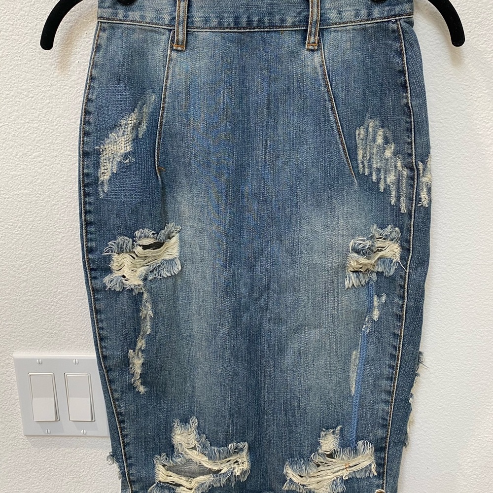One Teaspoon denim skirt